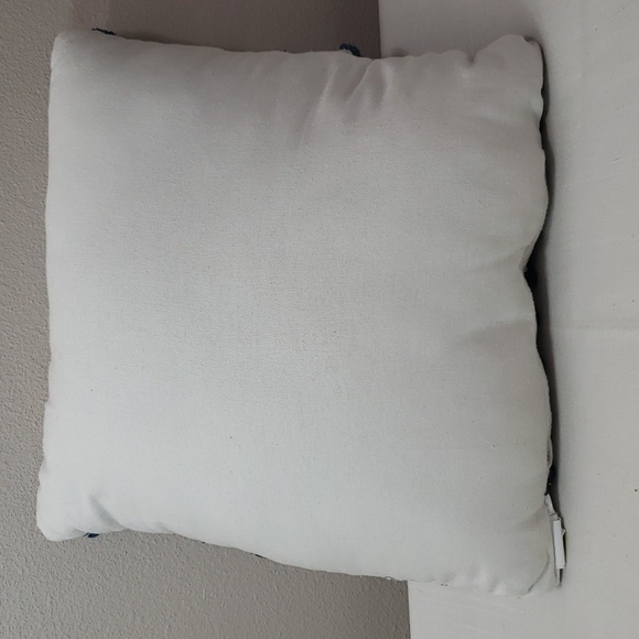 Blue and White Throw Pillow - Picture 2 of 5